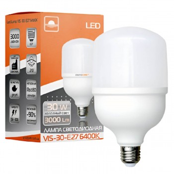 lampa-svetodiodnaja-evrosvet-30-vt-6400k-e27-vis-30-6400-e27