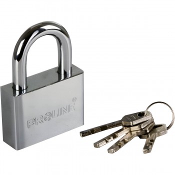 Lacăt suspendat Proline 40 mm, 4 chei, toartă călită 30 HRC, blocare dublă (Art. 24840)