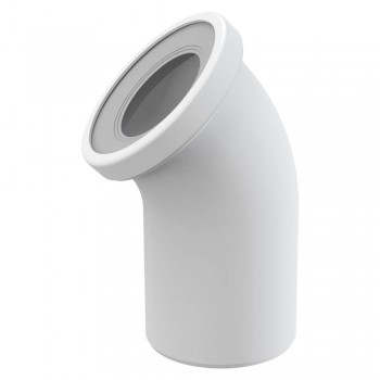 Cot pentru toaletă Alcaplast A90-45, diametru 110 mm, unghi 45°