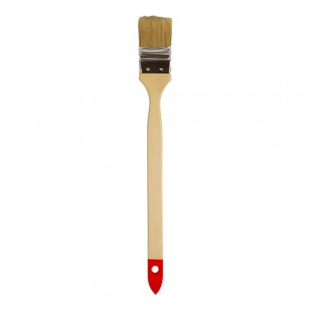 Pensulă pentru radiator Lider universală, fibre naturale, mâner din lemn, 1.5"/38 mm