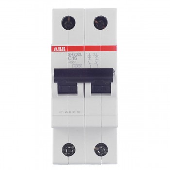 Автоматический выключатель ABB C SH202L (2P; 4.5 кА; 16А) 2CDS242001R0164