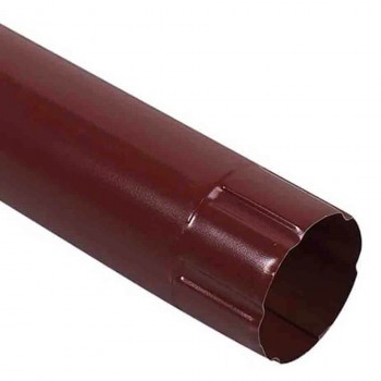 truba-vodostochnaja-metallicheskaja-lider-d-87-mm-1-m-krasnyjj