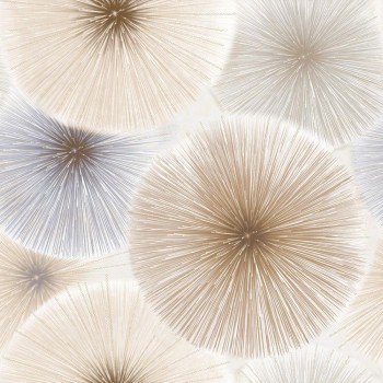 Tapete duplex pe bază de hârtie Saratovskie oboi Saliut 02 bej 0,53x10,05 m