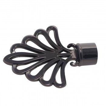 Наконечник Dekora Prestige 25 Pavo для карнизов 25 мм Оникс (2 штуки)