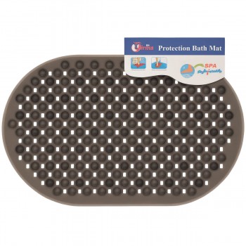 Covoraș pentru baie 36,5 x 66,5 cm, din PVC, oval AT2818