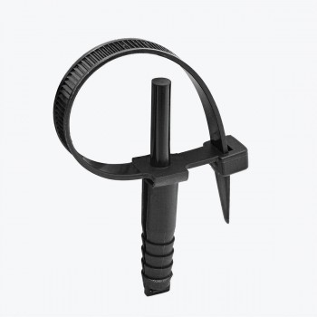 Дюбель хомут кабельный PANLIGHT 150EPBK, 7х150 мм, чёрный, нейлоновый, 50 шт.