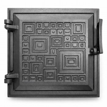 Ușiță de sobă din fontă Modern 265x250 mm