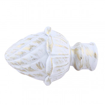 Cap Dekora Prestige 25 Cedro pentru galerii 25 mm Alb Antik (2 bucăți)