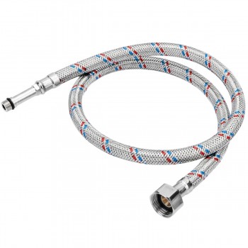 Подводка гибкая для смесителя Hydro-S 1/2 ВР х М10 штуцер 80 см L34 7004439