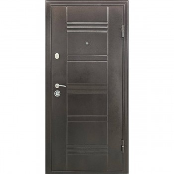 Дверь входная металлическая PU132 правая, медный, 2050х860х120 мм