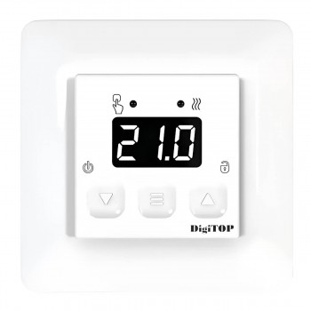 Термостат программируемый DigiTOP TS2 для теплого пола, 16 А, 220-240 В, датчик DS18B20 3 м