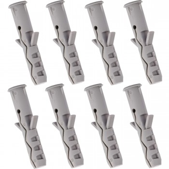 Diblu expandabil LIDER 10 x 60 mm din polipropilenă 8 bucăți (Art. 044006)