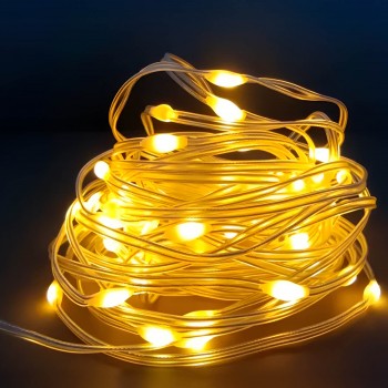 Гирлянда светодиодная Horoz Electric FAIRY-20 20 м 3000К IP65 с пультом и адаптером 080-002-0020