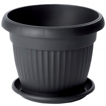 Горшок для цветов Prosperplast TERRA DCE20-S433, 3 л, черный