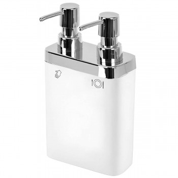 dozator-dlja-zhidkogo-myla-dvojjnojj-plastikovyjj-belyjj-220kh125kh60-mm-primanova-121122