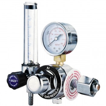 Reductor de presiune pentru argon TechnoWorker cu rotametru și manometru pentru sudură, până la 25 l/min, VOR82183