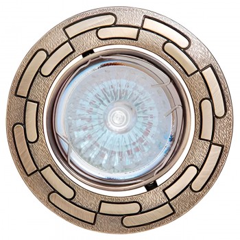 Спот встраиваемый Horoz HL 798 50 Вт, G5.3, G6.35, 220 В, IP20, Чёрный Титан