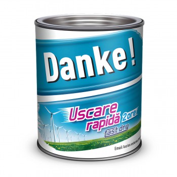 Эмаль Danke! алкидная светло красная глянцевая 2,5 л