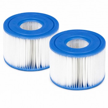 Set 2 cartușe pentru filtrul de jacuzzi SPA Intex PureSpa, tip S1, 73 x 108 mm 29001