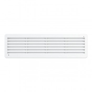 Grilă de ventilație pentru ușă MISTRAL 450x131 mm, albă, dublă 4513DP
