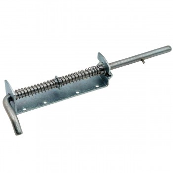 Zăvor aplicat cu arc pentru porți și uși, din oțel, 261 mm