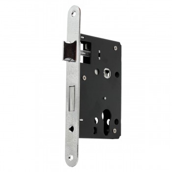 Broască îngropată EADER 968-55 CP, pentru cilindru european, distanță între axe 55 mm, crom lucios