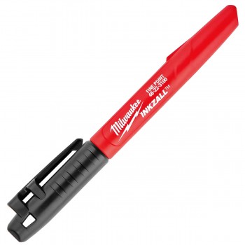 Marker subțire pentru construcții Milwaukee INKZALL Fain Paint negru