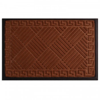 Коврик придверный 60x89 см, коричневый, грязезащитный AT3469-4-1
