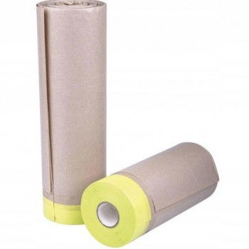 Hârtie de protecție cu bandă de mascare Motive Speedy Mask, 450 mm x 20 m, bandă 25 mm (Art. 010276)