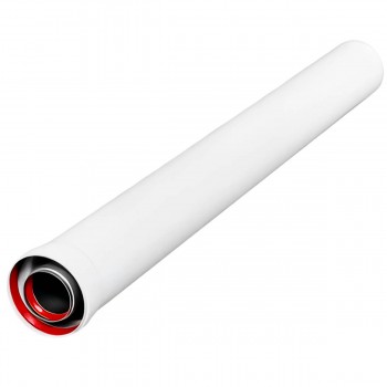 Țeavă coaxială 100/60 mm, lungime 1 metru, pentru cazane pe gaz