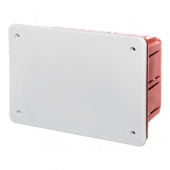 Коробка распределительная EC EC350C6 196х152 мм 16 вводов коричневая IP40 с крышкой