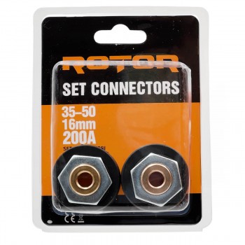 Разъёмы сварочного кабеля ROTOR 35-50 16 мм2 200 A комплект 2 шт.