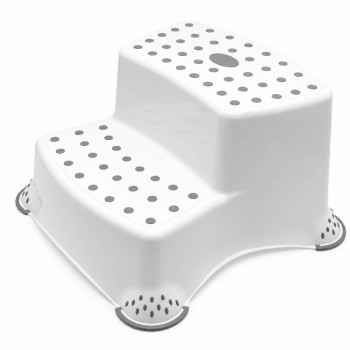 Taburet înălțător pentru copii Irak Plastik CM-520, cu 2 trepte, din plastic, 40x37x21 cm