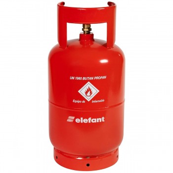 Баллон газовый ELEFANT GPL 12 л, металлический, для кемпинга (пропан-бутан)