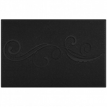Covoraș de intrare din cauciuc YP Group K-222, 440x735 mm, negru, pentru ușa de la intrare