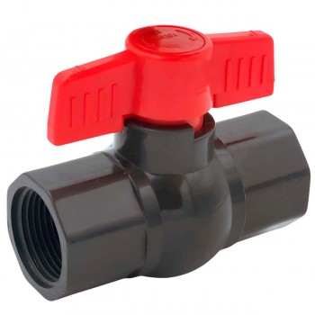 Кран шаровой полипропиленовый 3/4" дюйм, черный Hydro-s (Арт. 7007207)