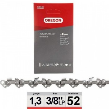 Lanț pentru ferăstrău Oregon 3/8" 1.3 mm 52 dinți