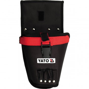 Кобура для шуруповерта YATO поясная нейлоновая, с карманом для бит YT-7413
