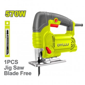 Fierăstrău pendular DYLLU 570 W, 800-3000 rpm, tăiere lemn 65 mm, oțel 8 mm, pendulare 4 trepte, DTJS15571