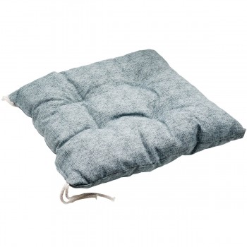 Подушка на стул, квадратная, стеганая, на завязках (Арт. 2310)