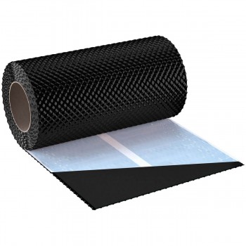Лента алюминиевая для кровли Eurovent Flex 3D 300 мм х 5 м черный 9005