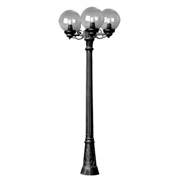 Светильник уличный тройной Fumagalli GIGI BISSO/GLOBE 250 столб 8.5 Вт E27 IP55 2700-4000-6500К (G25156S30AYV1K)