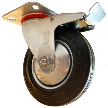 Roată rotativă cu suport Colson d.125 mm neagră 4003-125