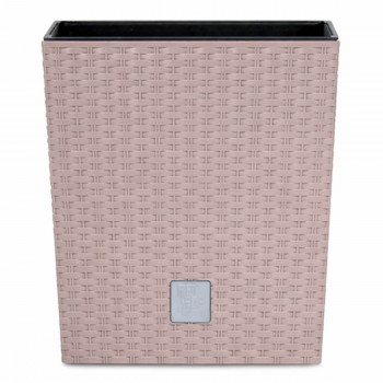 Ghiveci pentru flori Prosperplast Rato Low DRTS400L-7529U 400x400x408 mm, 64 L, pătrat, cu inserție 37 l