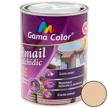 Эмаль алкидная Gama Color бежевая, глянцевая, 0.9 кг