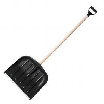 Lopată pentru curățarea zăpezii PROFMET 390x450x1330 mm, cu coadă din lemn
