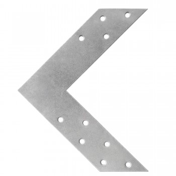 Colțar plat pentru ferestre DOMAX NAS150 150x150x35x2 mm, din oțel zincat (art. 414150)