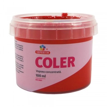 Vopsea concentrată (coler) Supraten Coler №108 roșu 0,1 l
