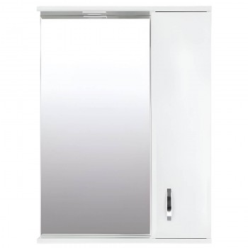 Dulap cu oglindă BAYRO TORY 613 x 750 x 155 mm dreapta alb mat