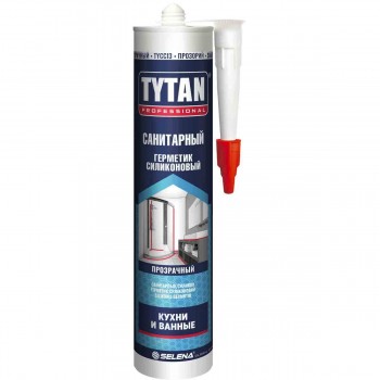 Герметик силиконовый Tytan Professional санитарный прозрачный 280 мл